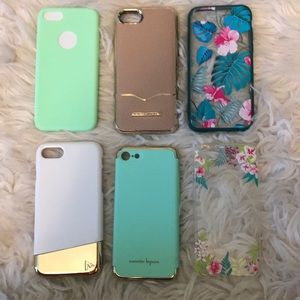 IPhone 📱 Case Bundle of Six for IPhone 7&8.